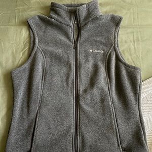 Columbia Grey Fleece Vest
